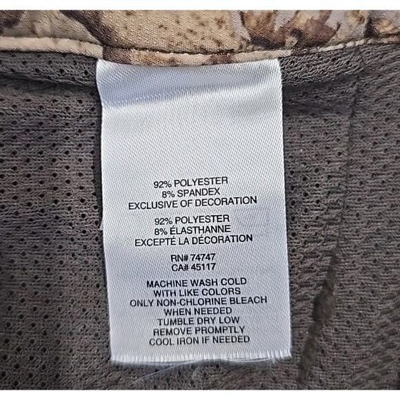 Cabelas Mens Prairie Camo Cargo Performance Pants Sz 2XL Lightweight Hunting - Picture 7 of 12